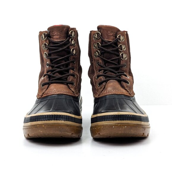 Sperry Men Ice Bay Brown Leather 200g Insulation Leather Winter Boots size 7 main image 4